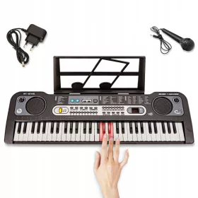    Billentyűzet Organ MQ-6119L a játék megtanulásához 61 billentyű Mikrofon Tápegység ORGANKI