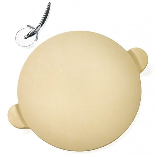  Pizza kő Napoleon átmérője 38cm + kés