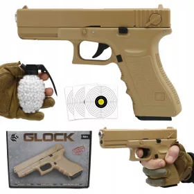    GLOCK 17 ASG GUN GOLYÓPÍGYÚ REPLIKA IMMITÁCIÓ + 800 INGYENES GOLYÓ