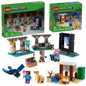    LEGO Minecraft 21252 The Armory + LEGO Minecraft 21251 Steve's Desert Expedition