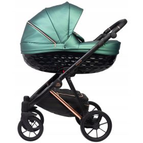    ONTARIO BLACK&ROSE GOLD babakocsi 3 az 1-ben ECO BŐR + COSMO ÜLÉS