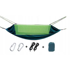    Enero függőágy rúd nélkül, zöld árnyalatok, 200 kg, 270 x 140