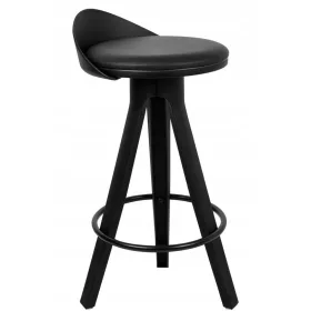  King Home szék, fekete, 75 cm, műbőr