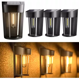    Quantis fekete kerti fali lámpa beépített 0,1 W-os LED-forrással