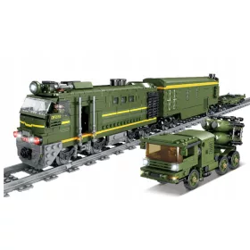  KOCKI VÁROS KATONAI VONAT ARMY FREIGHT GREEN