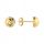  Arany fülbevaló HALF BALL DIAMOND 5MM pr.585