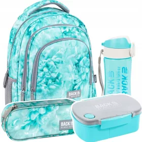    Többrekeszes iskolai hátizsák Backup fekete, Shades of Blue, Multicolor 26 l + 3 egyéb termék