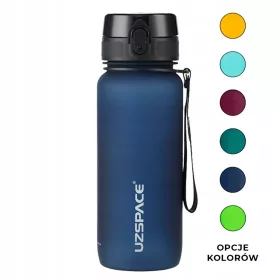    UZSPACE Tritan BPA mentes szivárgásmentes műanyag vizes palack 650 ml