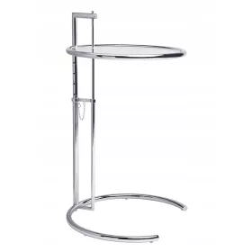  King Home Grey kerek asztal 56,5 x 50,5 x 99 cm ezüst