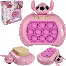    ÁRKÁDJÁTÉK POP IT STRESSZ ELLENI ELEKTROMOS KONZOL LILO STICH POPIT