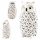  NAGY OWL malacpersely, nyitott, kerámia, KAPACITÁS, fehér, EREDETI 18,5