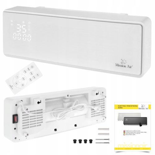  AIR CURTAIN energiatakarékos elektromos fűtés PILOT TIMER 2000W