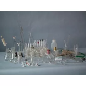    Laboratóriumi üvegáru készlet 70 db kis vegyész kémcsőből