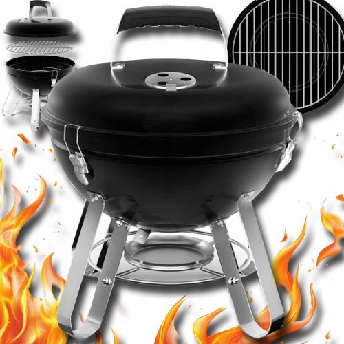  NAPOLEON NK14 GOLYÓS SZÉN GRILL FEKETE HORDOZHATÓ SZÁLLÍTÁS
