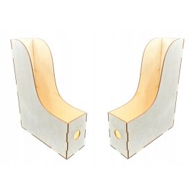    Fa iratgyűjtő készlet A4-es iratokhoz az Otthoni Iskola Irodájába, 2 db.