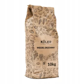    KOLER faszén grillezéshez 10kg VASTAG DARAB gasztronómiai