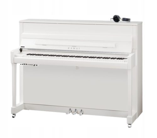  Kawai K 300 zongora fehér fényű + króm + ATX4 rendszer