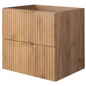    FÜGGŐ FÜRDŐSZOBAI SZEKRÉNY SINAKITHOZ 60 CM-ES BAJTOTT 2 FIÓKOS TÖLGY CRAFT