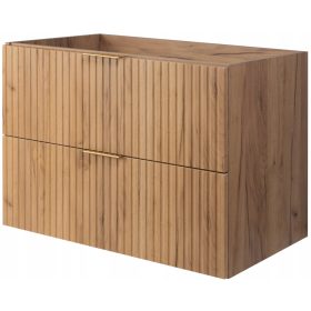    FÜGGŐ FÜRDŐSZOBAI SZEKRÉNY SINAKITHOZ 80 CM-ES VONÁLT 2 FIÓKOS TÖLGY CRAFT