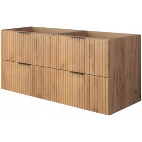    FÜGGŐ FÜRDŐSZOBAI SZEKRÉNY SINAKIT 120 CM-ES VARÁZOTT FIÓKOKHOZ TÖLGY CRAFT