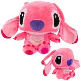    LILO ÉS STICH MEDVE 45 cm-es rózsaszín kabala plüss játék Cuddly ANGEL