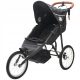  FUTÓ babakocsi NAGY KEREKEK HÁROMKEREKŰ JOGGER AKÁR 22 KG FEKETE BABYTROL