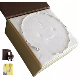    FINOM 925 ezüst női csukló karkötő golyókkal (AJÁNDÉKBA)