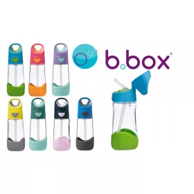    B.Box óceáni szellős tritán palack szívószállal 450 ml