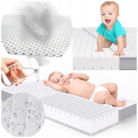    Matrac Manufaktura Matracok Gyerek matrac 120x60 védővel, közepesen kemény 120 x 60 x 11 cm