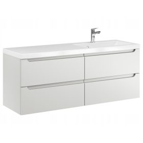    ETH 120 cm S jobbra függő szekrény mosdóval - kasmír matt