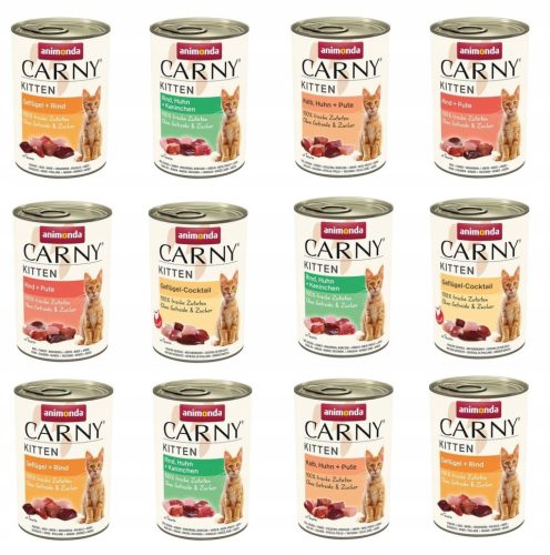  Animonda Carny Kitten Ízek keveréke 12x 400g