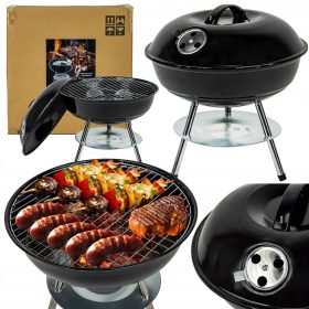    KERTI SZÉN GRILL TÁL FEDEZŐ Rino Garden GW-O KRÓM Rács 34cm