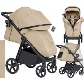   CARRELLO Bravo SL Sand Beige babakocsi + Esővédő a Caretero babakocsihoz