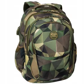    CoolPack többrekeszes iskolai hátizsák Barna és bézs árnyalatok, Zöld árnyalatok, Többszínű 29 l