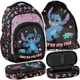    Lilo i Stitch Paso többrekeszes iskolai hátizsák, többszínű, 19 l + 3 egyéb termék