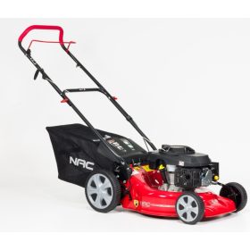    Benzines fűnyíró NAC kosárral, 146 cm³ kapacitással. kosár 60 l 46 cm