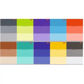    Tantárgyi jegyzetfüzet készlet Unipap A5 60k Color Stripes csalólappal
