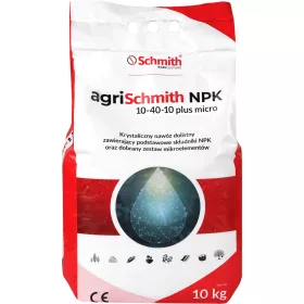    Lombtrágya zöldségekhez, gyümölcsökhöz, gabonafélékhez agriSchmith 10-40-10 a' 10 kg