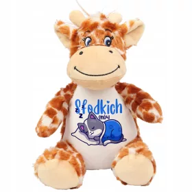    ÖLŐZSIRÁF Teddy maci ajándékként gyermek születésnapjára Édes álmok minták