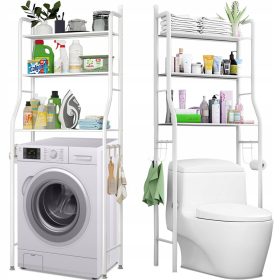    FÜRDŐSZOBA POLC SZEKRÉNY 3 PALC POLC ÁLL A WC FELÜTT WC SZEKRÉNY