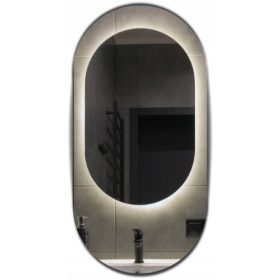    LED TÜKÖR 50x120 OVÁL VILÁGÍTÁSÚ FÜRDŐSZOBA LED PREMIUM