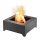  Premium Square Garden Fire Pit fekete 700 Square OutFire acélból