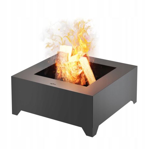  Premium Square Garden Fire Pit fekete 700 Square OutFire acélból