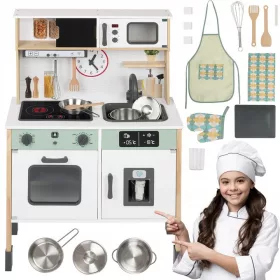    Fából készült gyerekkonyha kiegészítőkkel - Játékos