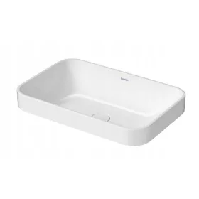    Duravit Happy D.2 Plus - Süllyesztett mosdó 600x400 mm, túlfolyó nélkül, fehér