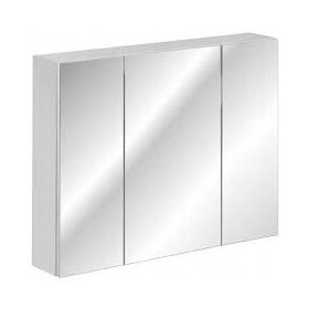  HAVANA WHITE 84-80 - Szekrény 3D tükörrel - 80 cm