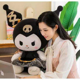    NAGY KUROMI MACSKA, PLÜS, PLÜSJÁTÉK, CREWMATE MEDVE, 70 cm