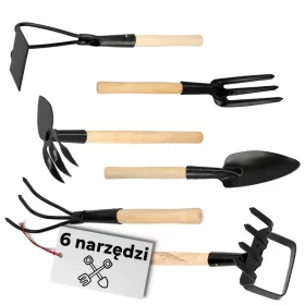  KERTI SZERSZÁM SZETT mini 6 DB KAPAKARM GYOMVILLA