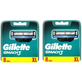  Gillette Mach3 Csere pengék férfi borotvákhoz, 16 db