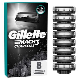    Gillette Mach3 Charcoal Csere pengék férfi borotvákhoz 8 db.